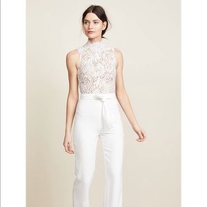 White jumpsuit Misha pantsuit